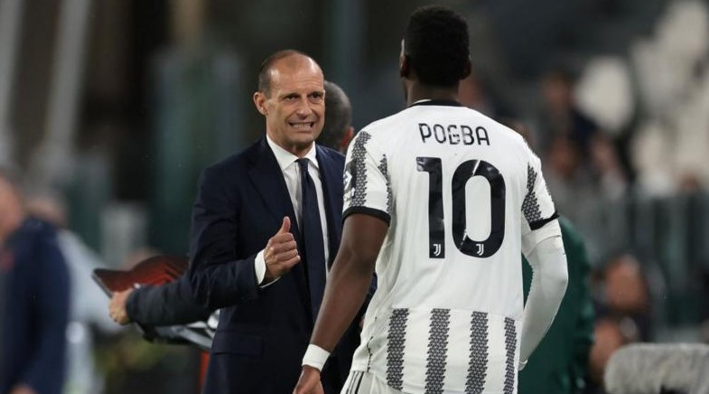 Allegri says he is’sorry’ for the doping punishment handed down to Paul Pogba, who plays for Juventus