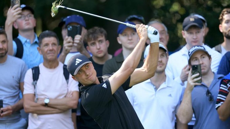 The first round of the BMW PGA Championship was dominated by Ludvig Aberg’s performance