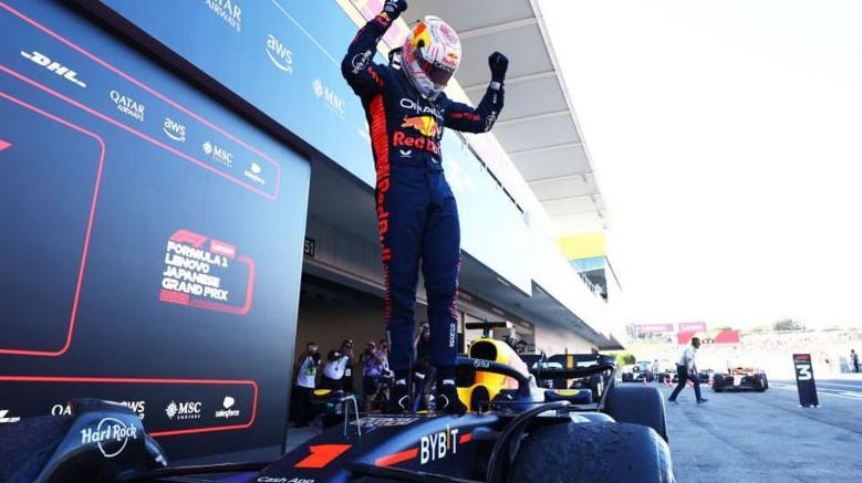Red Bull wins the constructors’ championship with Max Verstappen’s victory at the Japanese Grand Prix