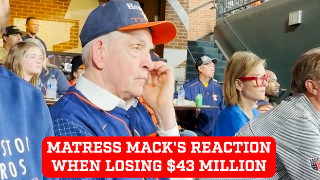 Mattress Mack’s response to dropping $43M as Houston Astros fall wanting World Sequence