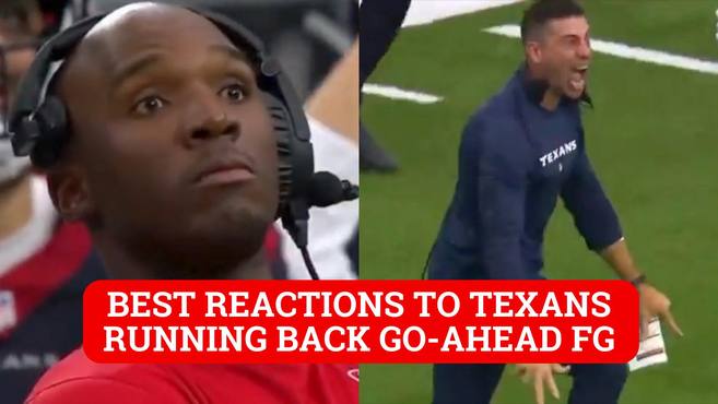 Texans working again replaces injured kicker, creates priceless reactions when he nails the go-ahead subject purpose