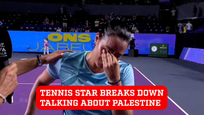 Tennis: Tennis star bursts into tears whereas discussing the warfare between Israel and Palestine