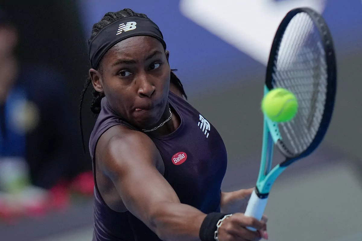 Tennis: Coco Gauff’s intense coaching session taking part in Tic Tac Toe such as you’ve NEVER performed it earlier than