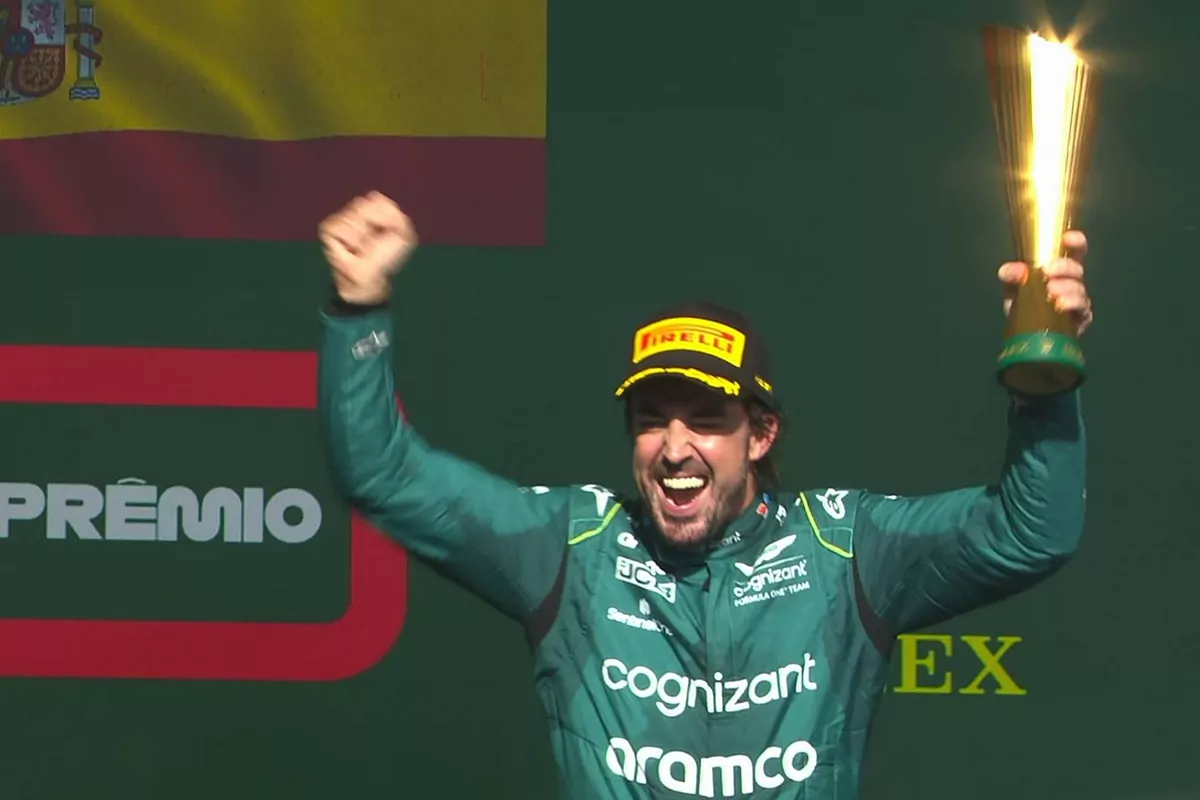 Alonso completes Imola 2005-style transfer for podium place in Brazil as Verstappen wins once more