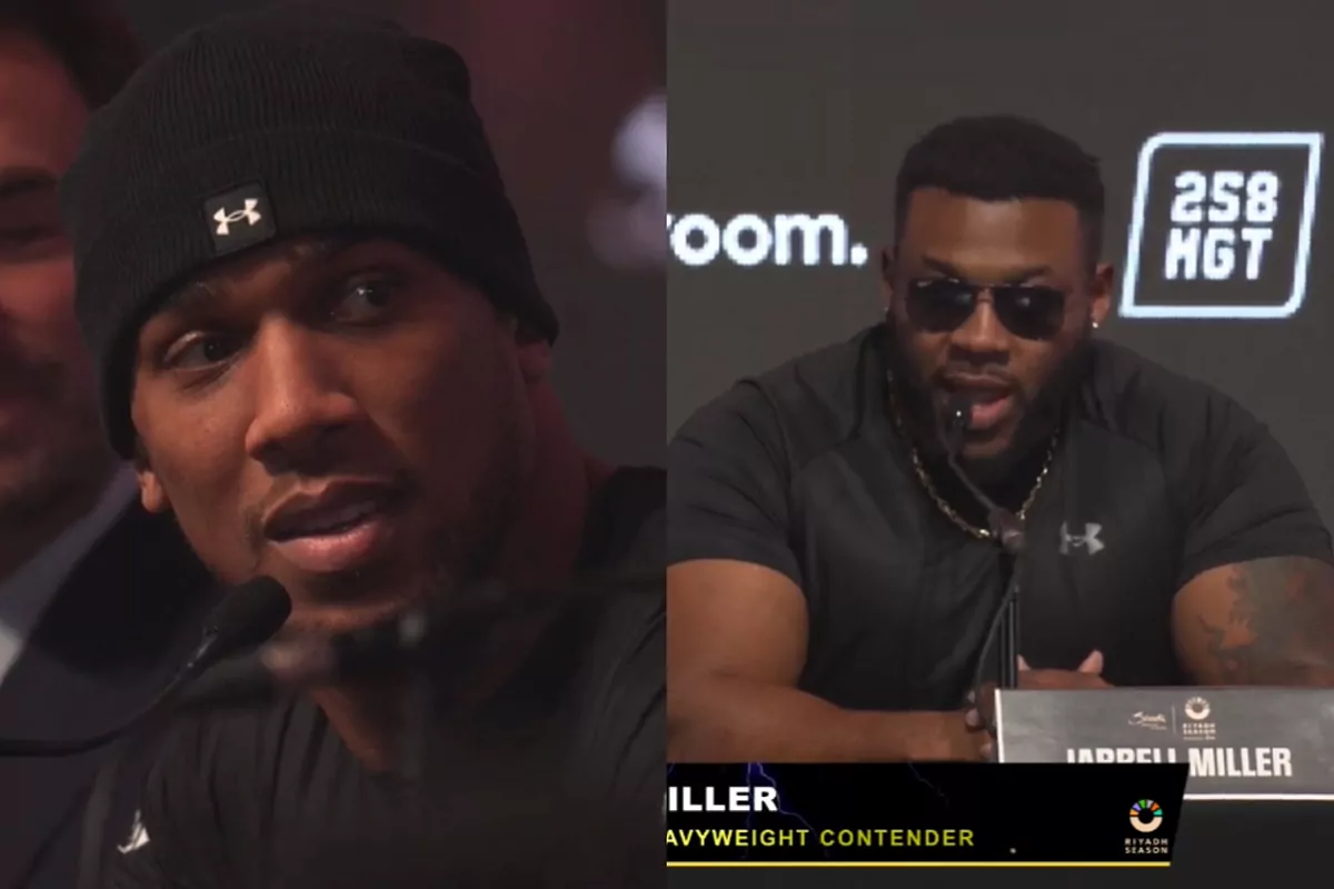 Anthony Joshua reignites outdated rivalry with Jarrell Miller throughout ‘Day of Reckoning’ presser