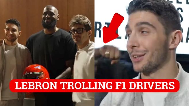 LeBron James met Formulation 1 stars Charles Leclerc and Esteban Ocon and this was his hilarious response
