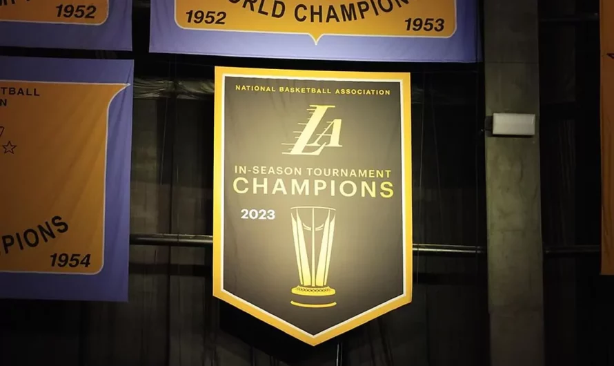 Los Angeles Lakers dangle banner for NBA In-Season Event championship amid criticism