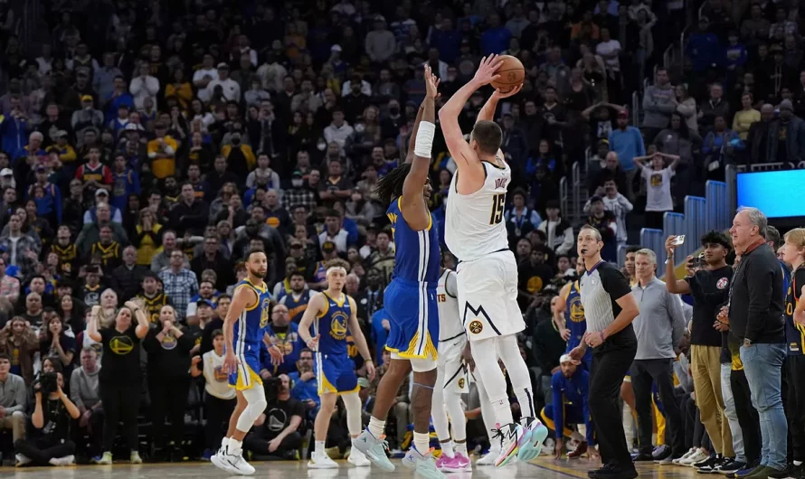 Nikola Jokic goes loopy after deep buzzer-beater in Nuggets’ comeback vs. Warriors