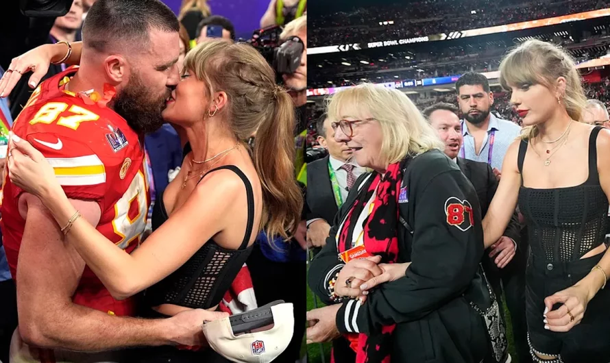Taylor Swift exhibits respect to Donna Kelce, waits for her flip to hug Travis after Chiefs’ Tremendous Bowl LVIII victory