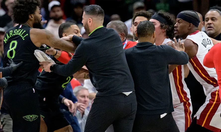 Naji Marshall chokes Jimmy Butler, sparks brawl between Warmth and Pelicans