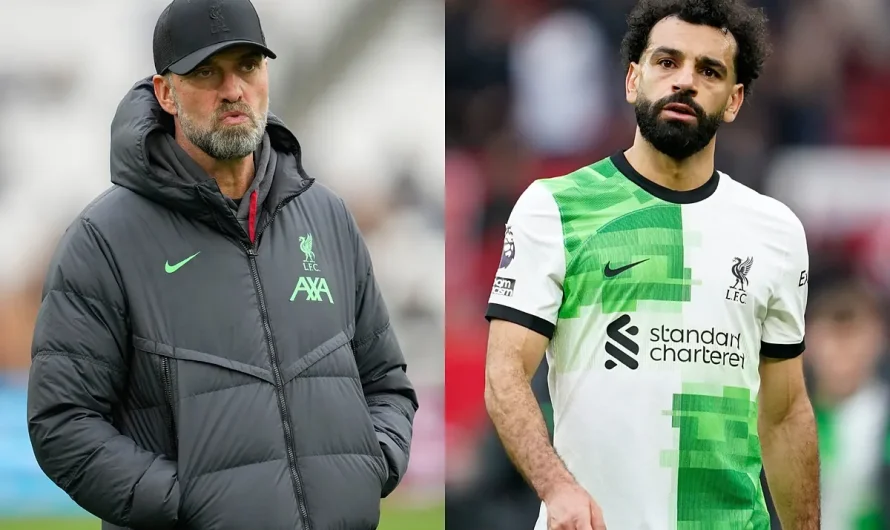 The picture that displays Liverpool’s disaster: Sparks fly between Salah and Klopp