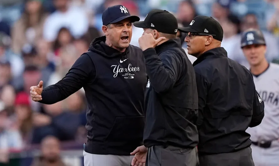 Boone blows a fuse: Yankees supervisor ejected over Soto controversial name